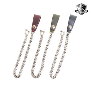 INCEPTION (�C���Z�v�V����) CHROMEXCEL LEATHER BRASS CHAIN (SILVER PLATING) [IPC-11] �g���b�J�[ �E�H���b�g �`�F�[�� �u���X �V���o�[���b�L �z�[�E�B���� �N�����G�N�Z�� ���U�[ �o�C�J�[ �A���J�W �����Y 