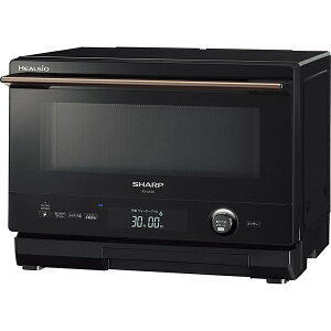 【メーカー在庫限り】シャープ(SHARP) AX-UA30-Bウォーターオーブン HEALSIO(ヘルシオ) 22L 1段調理 COCORO KITCHEN対応 ブラック系4974019222332