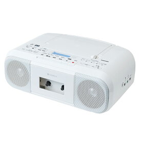 【メーカー在庫限り】東芝(TOSHIBA) CDラジオカセットレコーダー TY-CDS9(W) ホワイト 4560158876774 TY-CDS9(P) ピンク 4560158876781