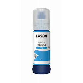 【メーカー在庫限り】エプソン(EPSON) インクボトル シアン IT08CA 4988617378452