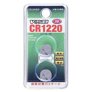�y���[�J�[�݌Ɍ���z 07-9718 V���`�E���d�r�iCR1220/2����jCR1220/B2P 4971275797185