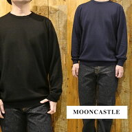 MOONCASTLE アイスコットンクルーネック ニット ムーンキャッスル コットン ニット コットンセーター サ…