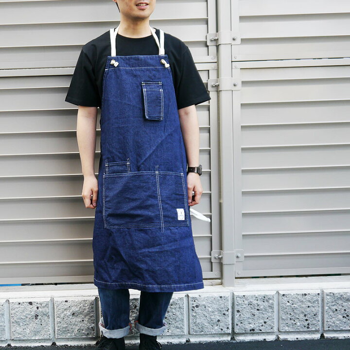 楽天市場】JOHNBULL ジョンブル デニム エプロン カフェエプロン 