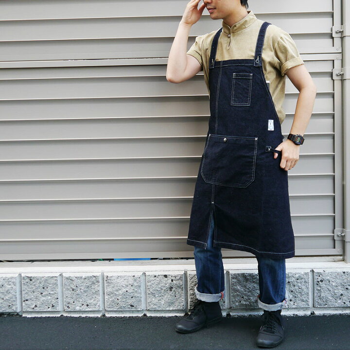 楽天市場】JOHNBULL ジョンブル デニム エプロン カフェエプロン 