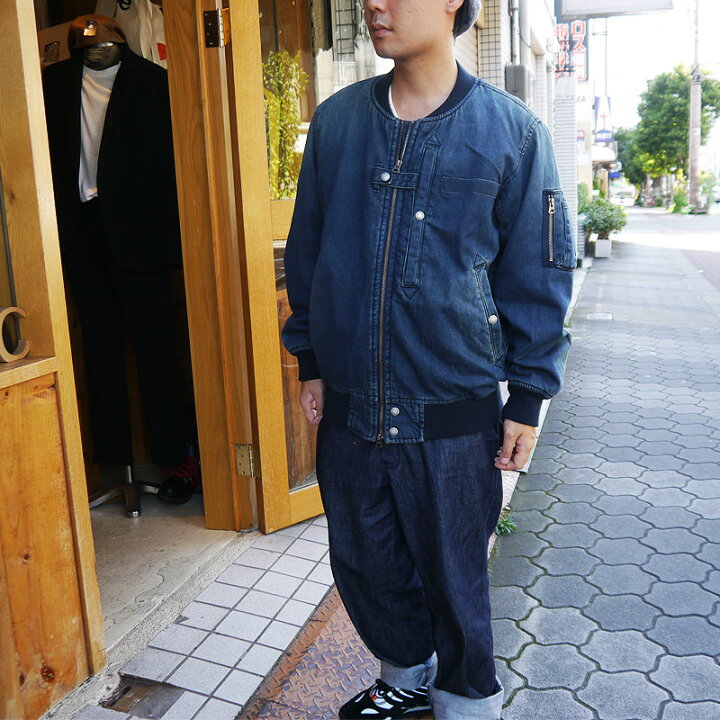 楽天市場 ジョンブル デニム Ma 1 メンズ レディース Johnbull デニムma 1 デニムジャケット デニム ジャケット ブルゾン ノーカラー ミリタリージャケット フライトジャケット Ma 1 裏ボア ボア 世田谷ベース Squeeze Coconuts
