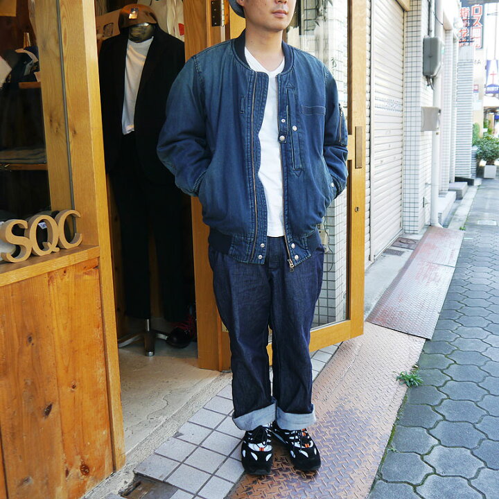 楽天市場 ジョンブル デニム Ma 1 メンズ レディース Johnbull デニムma 1 デニムジャケット デニム ジャケット ブルゾン ノーカラー ミリタリージャケット フライトジャケット Ma 1 裏ボア ボア 世田谷ベース Squeeze Coconuts