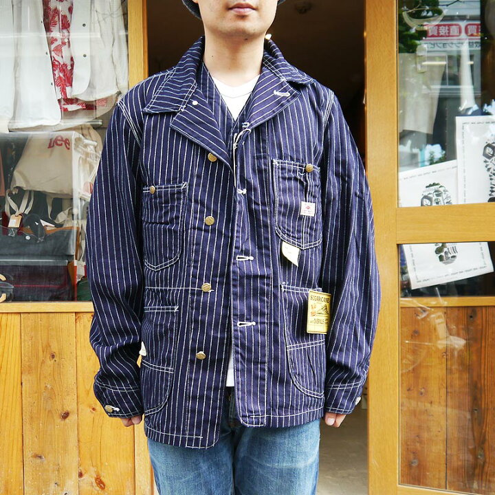 楽天市場 Sugar Cane ウォバッシュデニムカバーオール シュガーケーン Wabash Stripe ウォバッシュストライプ デニムジャケット カバーオール ワークジャケット ワークコート 日本製 ジージャン Gジャン 東洋エンタープライズ Sc アメカジ コーデ 世田谷ベース