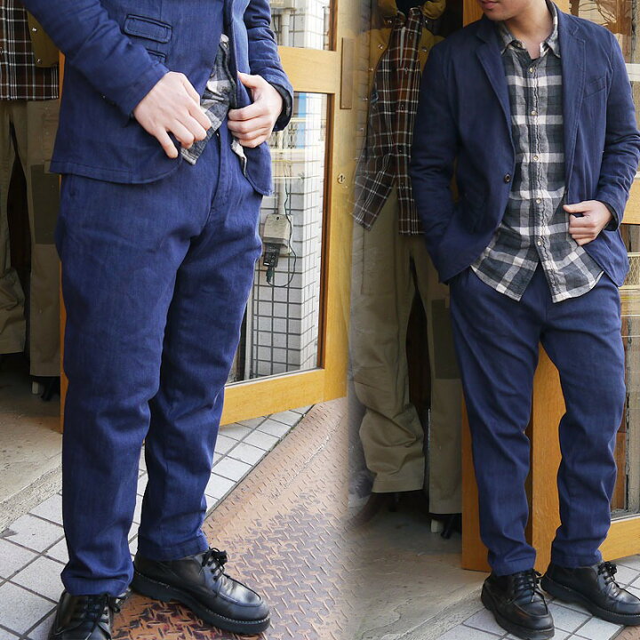 楽天市場 ジャパンブルージーンズ Shin Denim ジーンズ イージーパンツ デニムパンツ シンデニム デニムスーツ デニム ジーパン セットアップ 上下 タック テーパード 岡山県 倉敷 デニム J 桃太郎ジーンズ 日本製 Japan Blue Jeans 大きいサイズ かわいい 人気 服