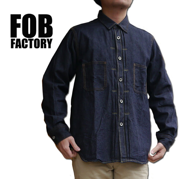 楽天市場】FOBファクトリー デニムシャツ デニムジャケット ジージャン 