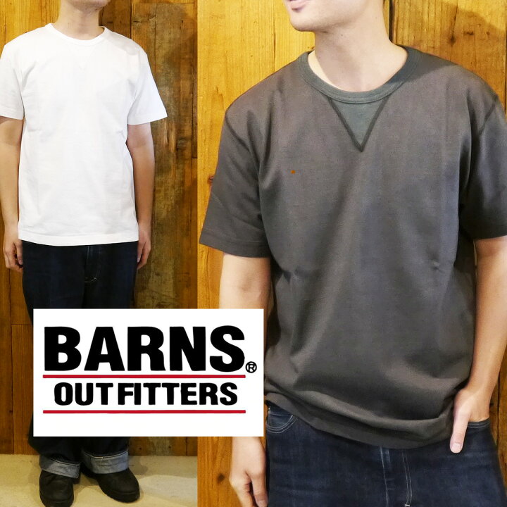 楽天市場】バーンズ BARNS BR-8145 Tシャツ メンズ 丸胴ボディ 