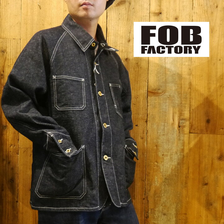 楽天市場】FOBファクトリー カバーオール デニムジャケット ジージャン 