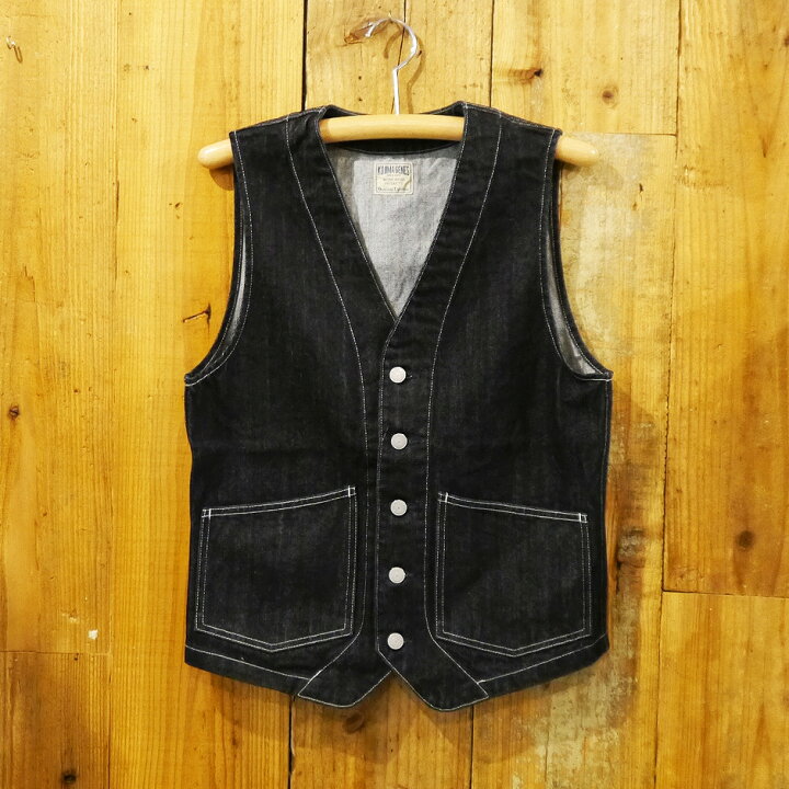 楽天市場】児島ジーンズ デニムベスト 岡山 ヒッコリーベスト デニム  