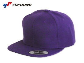 ☆FLEXFIT【フレックスフィット】YUPOONG PREMIUM CLASSIC SNAPBACK PURPLE クラシック スナップバックキャップ パープル 13566 16360 20643