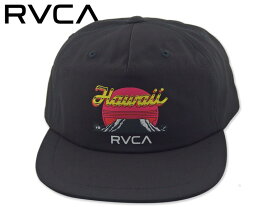 ☆RVCA【ルーカ】hot doggin snapback Black スナップバックキャップ ブラック 18719 [メンズ レディース スケボー ニット帽]