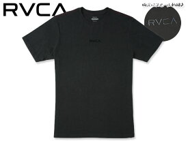 ☆RVCA【ルーカ】SMALL RVCA T-SHIRT BLACK ブラック Tシャツ 18865 [メンズ レディース スケボー ]