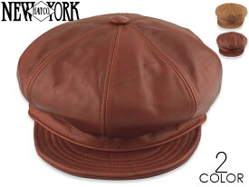 ☆NEWYORK HAT【ニューヨークハット】#9223　Vintage Leather Spitfire ヴィンテージレザー 19004[MADE IN USA メンズ レディース]