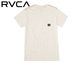 ☆RVCA【ルーカ】ANP POCKET T-SHIRT ANTIQUE WHITE アンティークホワイト ポケットTシャツ 19963 [メンズ レディース スケボー ]