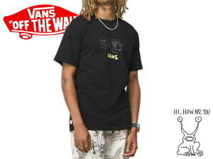 ��VANS X DANIEL JOHNSTON�y�o���Y×�_�j�G���E�W�����X�g���zRESPECT OTW T-SHIRTS BLACK ���X�y�N�g T�V���c �u���b�N 20437 [SKATE SK8 �X�P�{�[ ���@���Y]