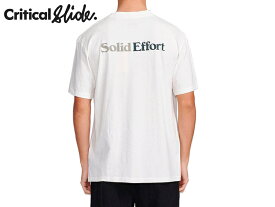 TCSS【ザクリティカルスライドソサイエティ】SOLID EFFORT TEE VINTAGE WHITE Tシャツ ソリッドエフォート ヴィンテージホワイト 20180 [サーフィン メンズ レディース]