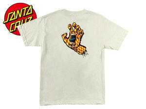 ��SANTA CRUZ�y�T���^�N���[�Y�zARCH CHECK HAND T-SHIRTS CREAM T�V���c �N���[�� 20390 [���� SKATE SK8 �X�P�{�[]10P30Nov14