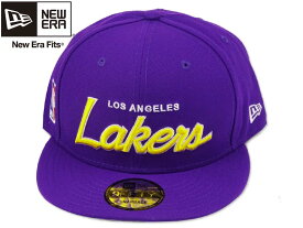 ☆NEWERA【ニューエラ】NBA 9FIFTY SCRIPT UP LOS ANGELES LAKERS CAP PURPLE ロサンゼルス・レイカーズ パープル 20426 [NBA メンズ レディース]