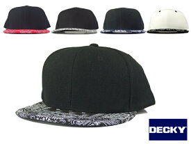 ☆DECKY【ディッキー】1093-BANDANA SNAPBACKS　バンダナ　スナップバック　キャップ【ロサンゼルス近郊、コンプトン発ブランド】15473 20635