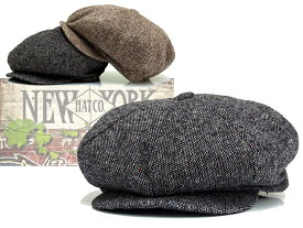 ☆NEWYORKHAT【ニューヨークハット】＃9030 TWEED NEWSBOY　ツイードニュースボーイ　キャスケット　8590　11302　12725　14115　19886 20603 21142