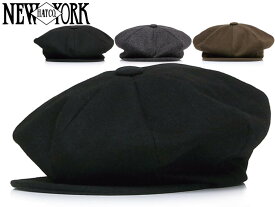 ☆NEWYORKHAT【ニューヨークハット】#9080 MELTON BIG APPLE　メルトンビッグアップルキャスケット　9328 10034【個性的スタイル】【全4色】12726 14118 20605