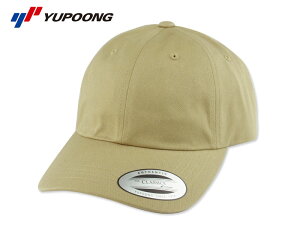 ��FLEXFIT�y�t���b�N�X�t�B�b�g�zYUPOONG 6245CM LOW PRO COTTON DADHAT KHAKI ���[�v���L���b�v �J�[�L 15412 [�����Y ���f�B�[�X]
