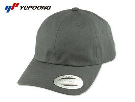 ☆FLEXFIT【フレックスフィット】YUPOONG 6245CM LOW PRO COTTON DADHAT DARK GREY ロープロキャップ ダークグレー 15412 [メンズ レディース]