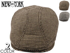 ★NEWYORKHAT【ニューヨークハット】#9340 HOUNDSTOOTH 1900 HUNTING ハウンドトゥース 1900 ハンチング 千鳥格子柄 19904 20664