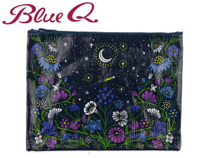 Blue Q u[L[ STARRY GARDEN ZIPPER POUCH Wbp[|[` 20963 [σ|[` A5AJ 킢 ̓  v[g]