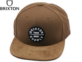 BRIXTON ブリクストン OATH3 DARK EARTH/DARK EARTH オーススリー ダークアース/ダークアース キャップ 20657 [BB CAP SKATE SK8 スケボー スケーター]