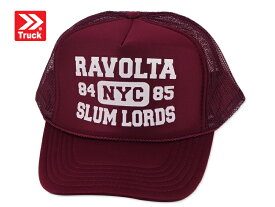 TRUCK BRAND【トラックブランド】SLUM #R2 MAROON メッシュキャップ マルーン 8730 14297[SNAPBACK スナップバック アメカジ 帽子 メンズ レディース]