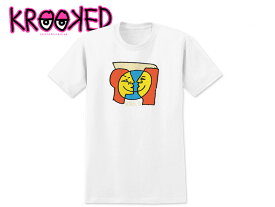 KROOKED クルキッド KRKD MOONSMILE T-SHIRTS WHITE Tシャツ ホワイト 20862 [GONZ ゴンズ スケボー クルックド] 10P05Sep15