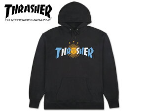 THRASHER �X���b�V���[ ARGENTINA ESTRELLA HOOD BLACK �A���[���`�[�i �G�X�e�� �t�[�f�B�[ �u���b�N 21165 [�X�P�{�[ �X�P�[�g�{�[�h �����Y ���f�B�[�X]