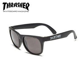 THRASHER スラッシャー SKATE&DESTROY SUNGLASSES BLACK サングラス ブラック 21249