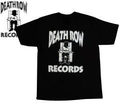THREADS ON DEMAND Death Row Records BLACK/WHITE T-SHIRTS デスロウレコード プリント Tシャツ ブラック/ホワイト　21473