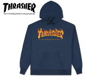 thrasher パーカー ネイビーの通販