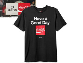BRIXTON×COCA-COLA ブリクストン×コカ・コーラ GOOD DAY SS T-SHIRTS BLACK Tシャツ ブラック 20911