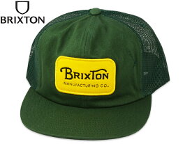 BRIXTON ブリクストン GRADE MESHCAP CAP TREKKING GREEN メッシュキャップ グリーン 21540　[メンズ レディース BB CAP]