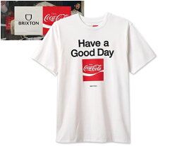 BRIXTON×COCA-COLA ブリクストン×コカ・コーラ GOOD DAY SS T-SHIRTS WHITE Tシャツ ホワイト 20911
