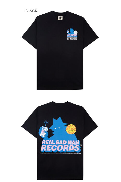楽天市場】REAL BAD MAN リアルバッドマン RBM RECORDS SS T-SHIRTS 