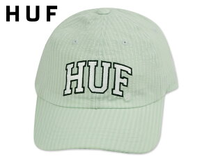 HUF �n�t ARCH LOGO CURVE VISOR SMOKE GREEN �A�[�` �J�[�u�o�C�U�[ �L���b�v �X���[�N�O���[�� 21080 [�X�P�{�[ �X�P�[�g�{�[�h �����Y ���f�B�[�X]