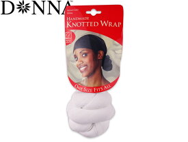 DONNA ドナ HANDMADE KNOTTED HEAD WRAP WHITE ヘッドラップ ホワイト 21357 [レディース]