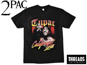 THREADS ON DEMAND �X���b�h�I���f�}���h 2PAC CALIFORNIA LOVE T-SHIRTS BLACK 2�p�b�N �J���t�H���j�A���u T�V���c �u���b�N 21518�@21891