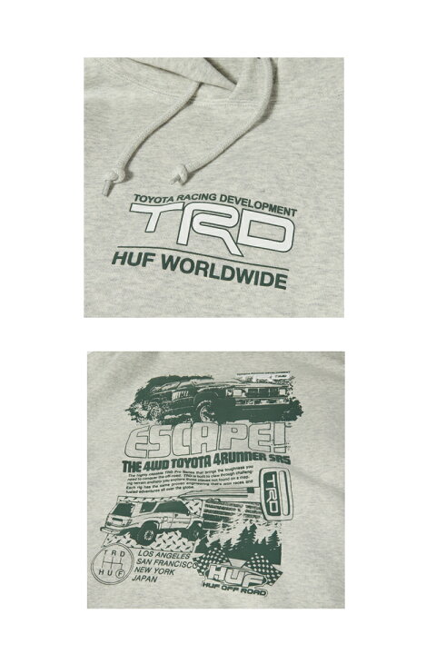 楽天市場】HUF×TOYOTA TRD ハフ×トヨタ・レーシング・デベロップメント 
