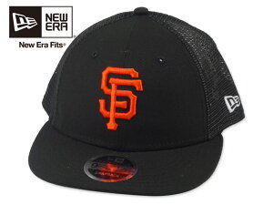 NEWERA �j���[�G�� 9FIFTY LOW PROFILE POLY TRUCKER CAP SANFRANCISCO GIANTS BLACK ���b�V���L���b�v �T���t�����V�X�R �W���C�A���c �u���b�N ���W���[���[�O 22898