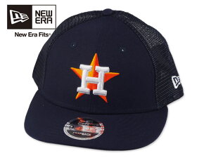 NEWERA �j���[�G�� 9FIFTY LOW PROFILE POLY TRUCKER CAP HUSTON ASTROS NAVY ���b�V���L���b�v �q���[�X�g�� �A�X�g���Y �l�C�r�[ ���W���[���[�O 22898