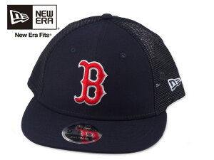 NEWERA �j���[�G�� 9FIFTY LOW PROFILE POLY TRUCKER CAP BOSTON REDSOX NAVY ���b�V���L���b�v �{�X�g�� ���b�h�\�b�N�X �l�C�r�[ ���W���[���[�O 22898